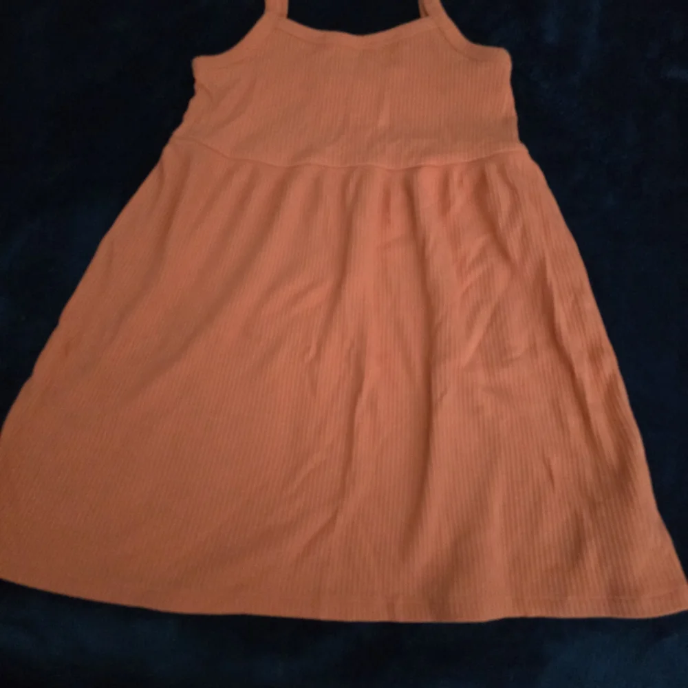 Old Navy Coral Ribbed Tank Dress